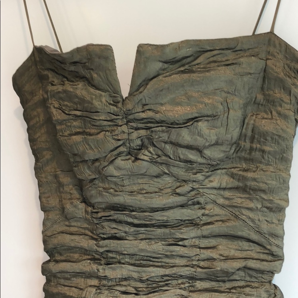 Nicole Miller Green mini dress Size 2